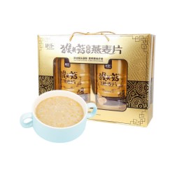 捷氏 猴头菇营养燕麦片 800g*2罐 礼盒装