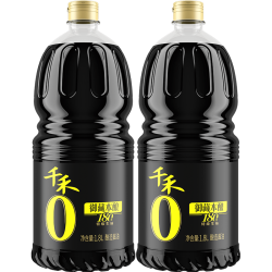 千禾 酿造酱油 瓶装 >2kg 2瓶