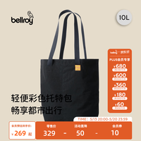 bellroy 澳洲City Tote 10L乐游托特包 轻便小众可折叠单肩斜挎包通用女包 墨黑色 10L（New