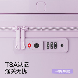 海澜之家 20英寸 吐司香芋色 拉杆箱