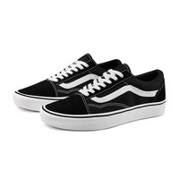 VANS 官方 升级款ComfyCush Old Skool舒舒服服经典黑运动鞋