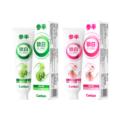 参半 专效美白牙膏 沁爽青提 120g