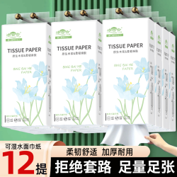悬挂式抽纸大包-提挂式家用抽取式擦手纸巾-12提装每提2.49元