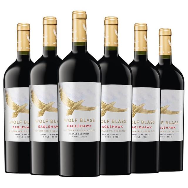 高性价比口粮返场：纷赋 鹰标 酿酒师精选 设拉子赤霞珠 红葡萄酒 750ml*6瓶 （整箱）