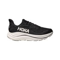 HOKA 克利夫顿10 轻量透气回弹跑步鞋 黑色/白色