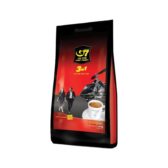 中原咖啡 G7三合一速溶咖啡 1600g 16g*100条