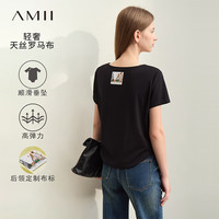  AMII 修身 女士T恤