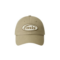 EMIS 橡胶徽章棒球帽 米色