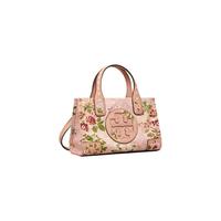 TORY BURCH/汤丽柏琦 格纹拼接 女士连衣裙 粉色