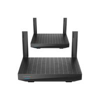 LINKSYS 领势 Velop MR7350 双频1800M 千兆Mesh分布式路由器 WI-FI 6 两个装 黑色