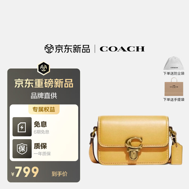 COACH 女包 STUDIO 牛皮革单肩包 CC484