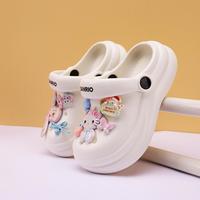 Hello Kitty 三丽鸥26年夏季透气家居一鞋两穿女童洞洞鞋