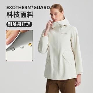 诺诗兰 防风防油污 女款冲锋衣