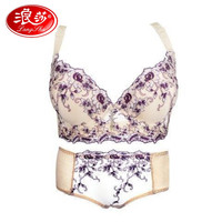 浪莎 收副乳聚拢 女士文胸