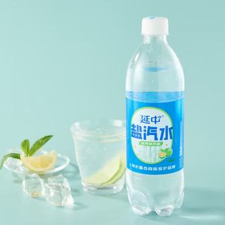 延中 咸青桔风味盐汽水 600ml*20瓶 碳酸饮料
