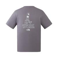THE NORTH FACE 北面 ALIEN系列 透气速干 短袖T恤 珍珠灰 M