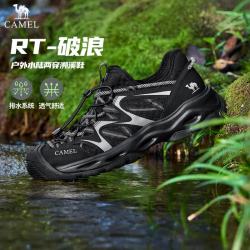 骆驼 G16M076014 透气防滑溯溪鞋 黑色 男