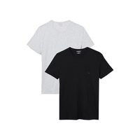  EMPORIO ARMANI/阿玛尼 经典百搭 男士T恤 97120黑/灰