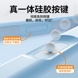 Smorss 适用iPhone17 Pro 磁吸按键 固态硅胶 黑色 手机壳