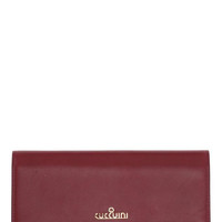 BRUNELLO CUCINELLI Gianni Cuccuini Snap-Closure Wallet 酒红色钱包