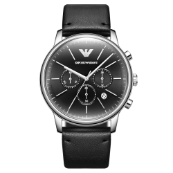 EMPORIO ARMANI 520送男朋友礼物Armani阿玛尼商务男士高档石英机械腕表AR11772 520好礼 低调有品位