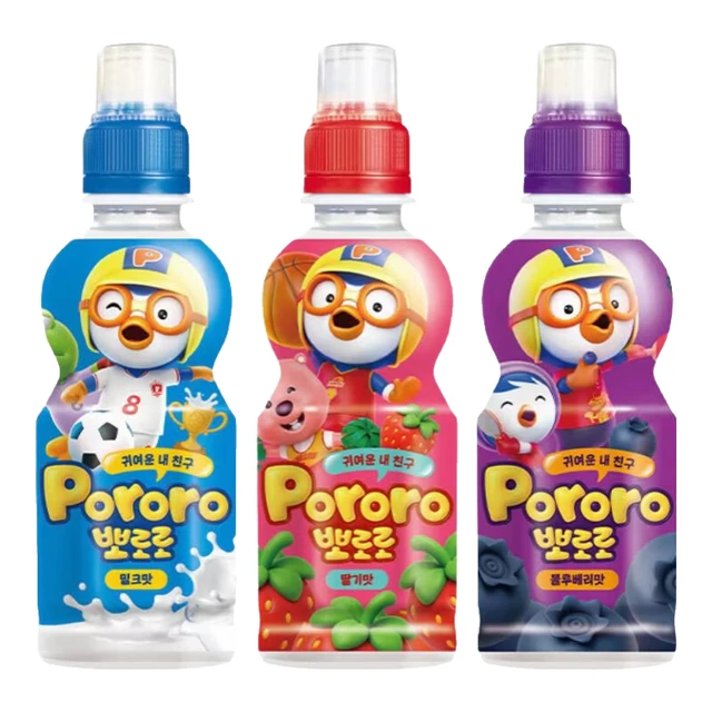 Pororo 儿童果汁饮料 混合口味 235ml*3瓶