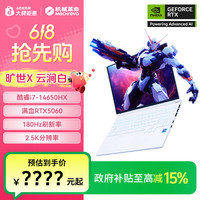 机械革命 旷世X i7-14650HX RTX5060高性能游戏笔记本