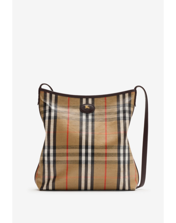 值友专享:BURBERRY 【超轻自重】经典格纹Highlands单肩斜挎包 小号 81122611