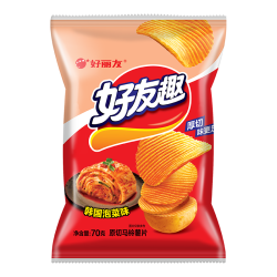 好丽友 好友趣薯片 韩国泡菜味 70g