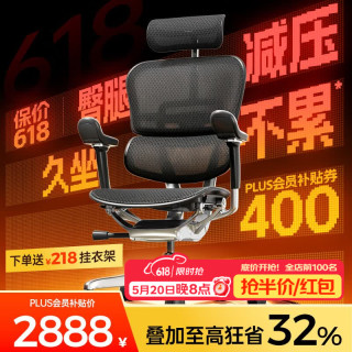 Ergonor 保友 金豪E2 Pro 人体工学椅 黑色网