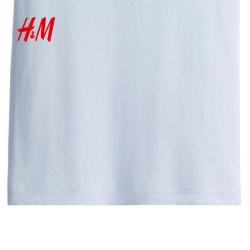 H&M 0967154 COOLMAX凉感透气 浅蓝色 S 男士POLO衫