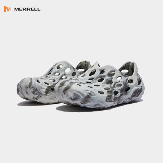 PLUS会员：MERRELL HYDRO MOC毒液2.0T洞洞鞋 灰白 34码