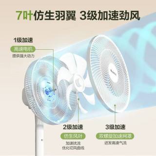 百亿补贴：格力 电风扇落地扇家用客厅宿舍大风力轻音摇头台立两用台式扇，限时，限时。