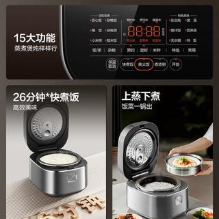 苏泊尔 0氟有钛旋焰釜 4L 电饭煲
