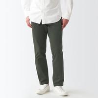 限尺码：無印良品 MUJI 无印良品 男式 横竖弹力丝光斜纹修身裤