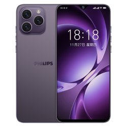 飞利浦 S6105 语音播报 暗夜紫 4GB 128GB 全网通手机
