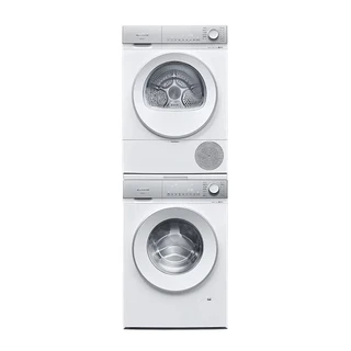 SIEMENS 西门子 小晶钻超薄系列 WW52H1U00W+01W 热泵洗烘套装