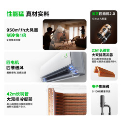 美的 新一级能效 空调 KFR-35GW/KS2U