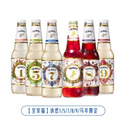 TEMPT 全家桶7号西打果酒组合330ml*6瓶