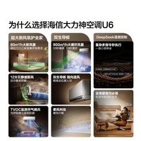 海信璀璨 KFR-35GW/U61-1 新风 AI变频 壁挂式空调