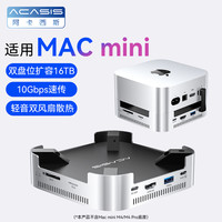 ACASIS Macmini专用硬盘盒+扩展坞+读卡器SSD双盘位8TB扩容10Gbp