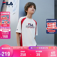 FILA 儿童童装短T类2026年夏季男中大童短袖T恤