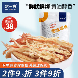 水一方 黄油味手撕鱿鱼条60g 任选三件