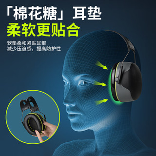 3M 97042 隔音降噪 可折叠头戴式耳罩