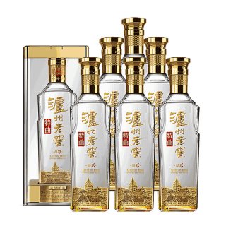 今日必买、淘金币931元：泸州老窖 特曲 晶彩 52度 浓香型白酒 500ml*6瓶