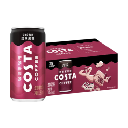 COSTA 咖世家 咖世家 可口可乐咖世家焙享黑咖浓咖啡饮料 180ml*12