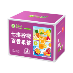 草木方 七拼金桔柠檬百香果茶154克 1盒