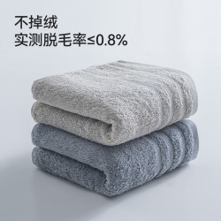 京东京造 10A抗菌100%新疆棉 纯棉全棉2条装 不易掉毛