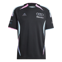 adidas/阿迪达斯 撞色三条纹 男士短袖T恤