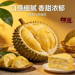 京喜加 泰国金枕榴莲8-10斤  2-4个装